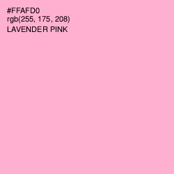 #FFAFD0 - Lavender Pink Color Image